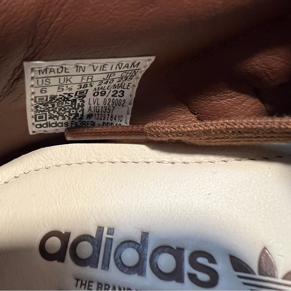 NWT Adidas Samba OG Sneakers Preloved Brown Size Men 6/Women 7 - Picture 15 of 15